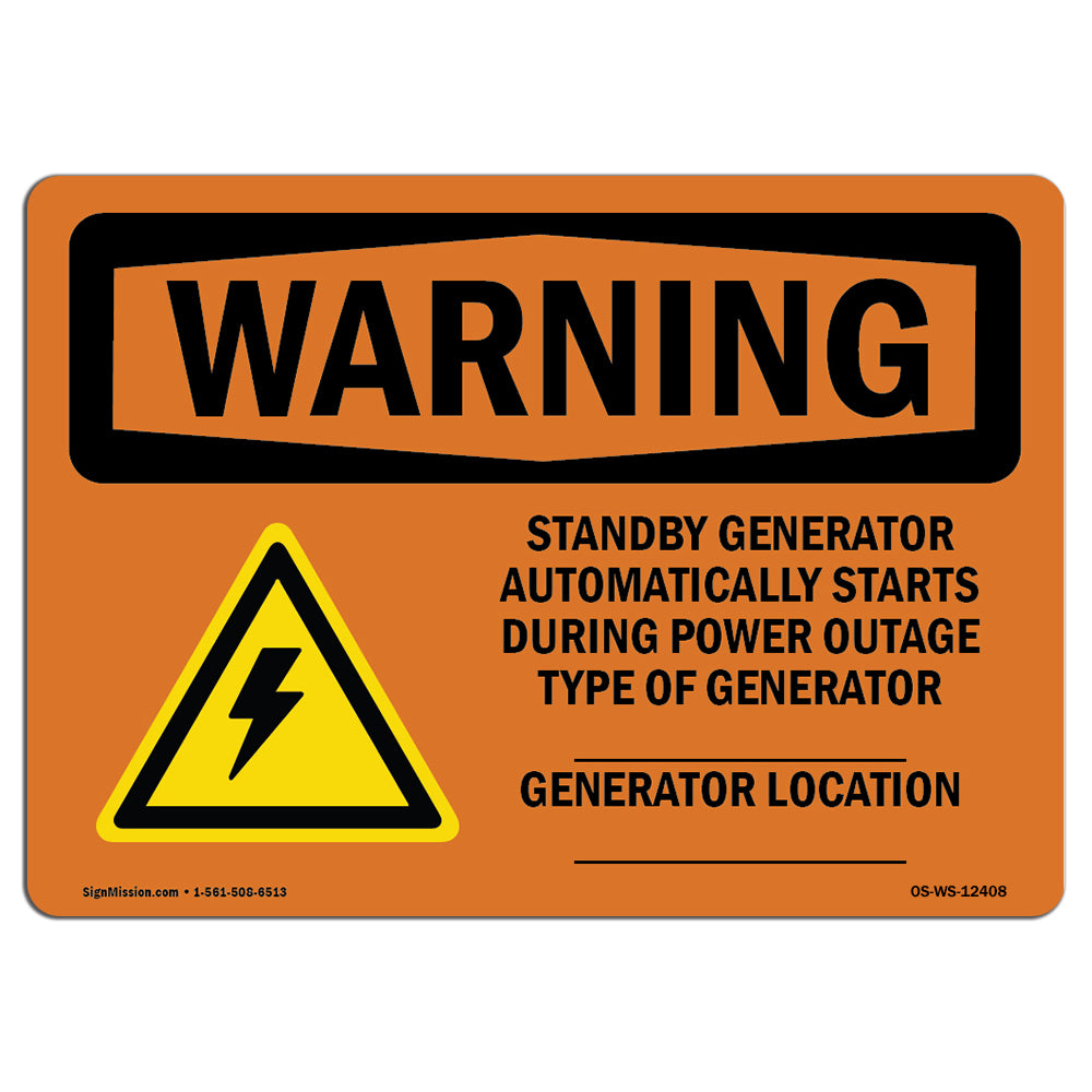Standby Generator Automatically With Symbol