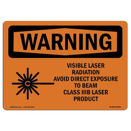 Visible Laser Radiation Avoid With Symbol