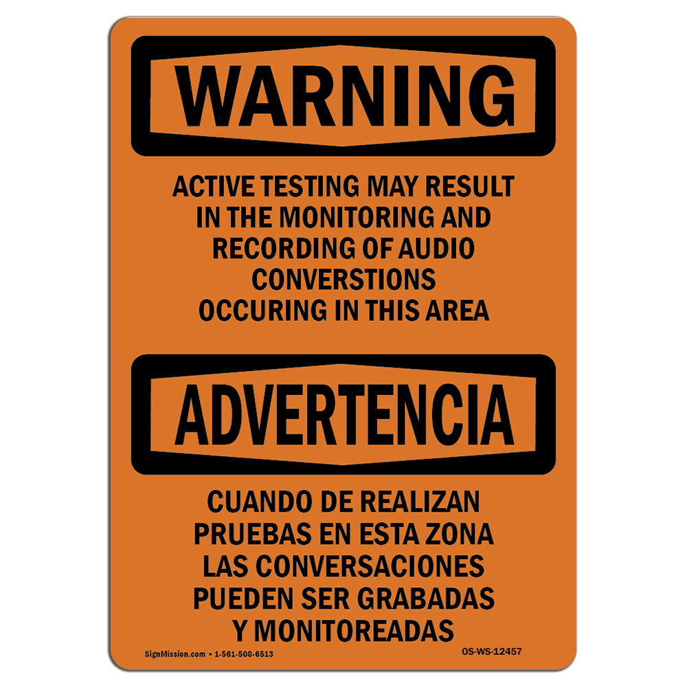Active Testing May Be Monitored