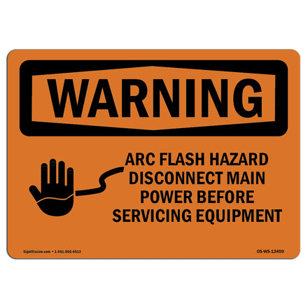 Arc Flash Hazard Disconnect Main Power