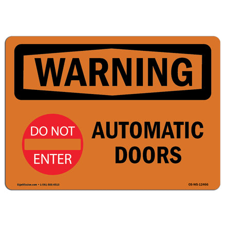 Automatic Door With Symbol
