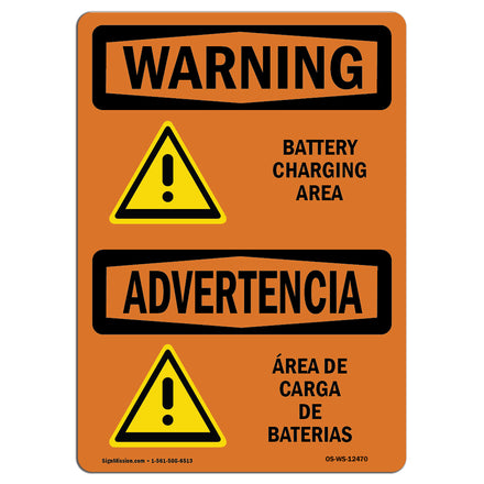 Battery Charging Area Bilingual