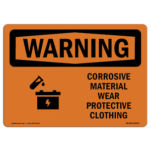 Corrosive Material Wear Protective Clothing