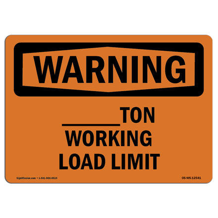 ____Ton Working Load Limit