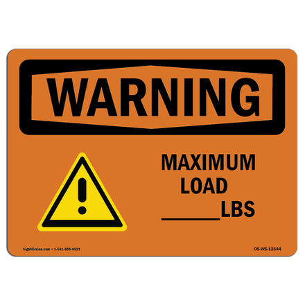 Custom Maximum Load - Lbs