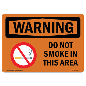 Do Not Smoke In This Area Bilingual