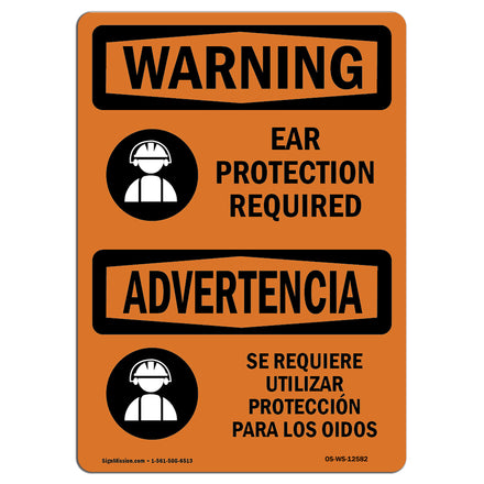 Ear Protection Required Bilingual