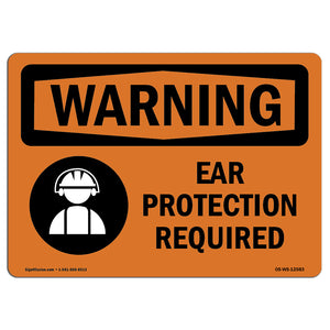 Ear Protection Required Bilingual