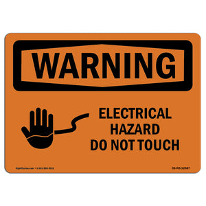 Electrical Hazard Do Not Touch