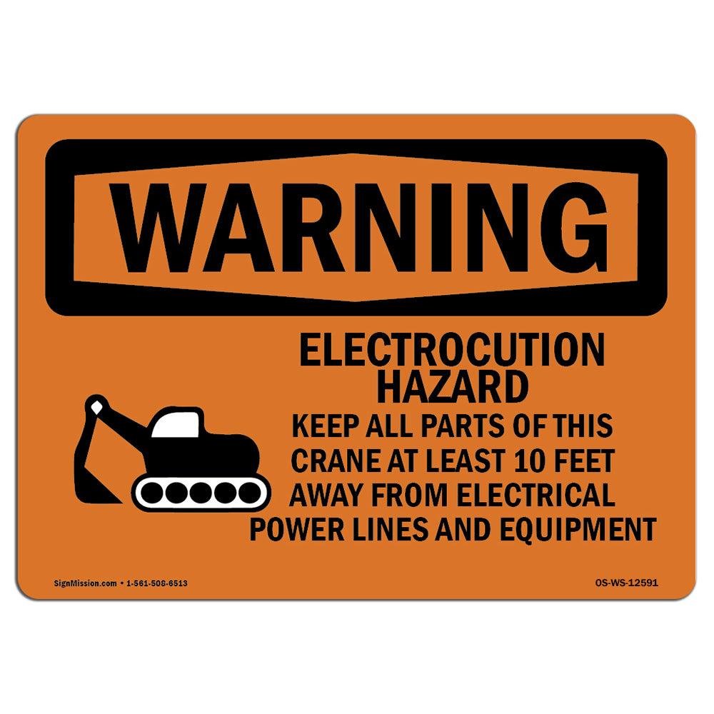 Electrocution Hazard Crane