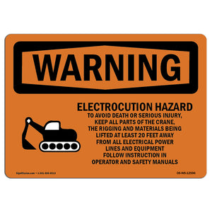 Electrocution Hazard Crane