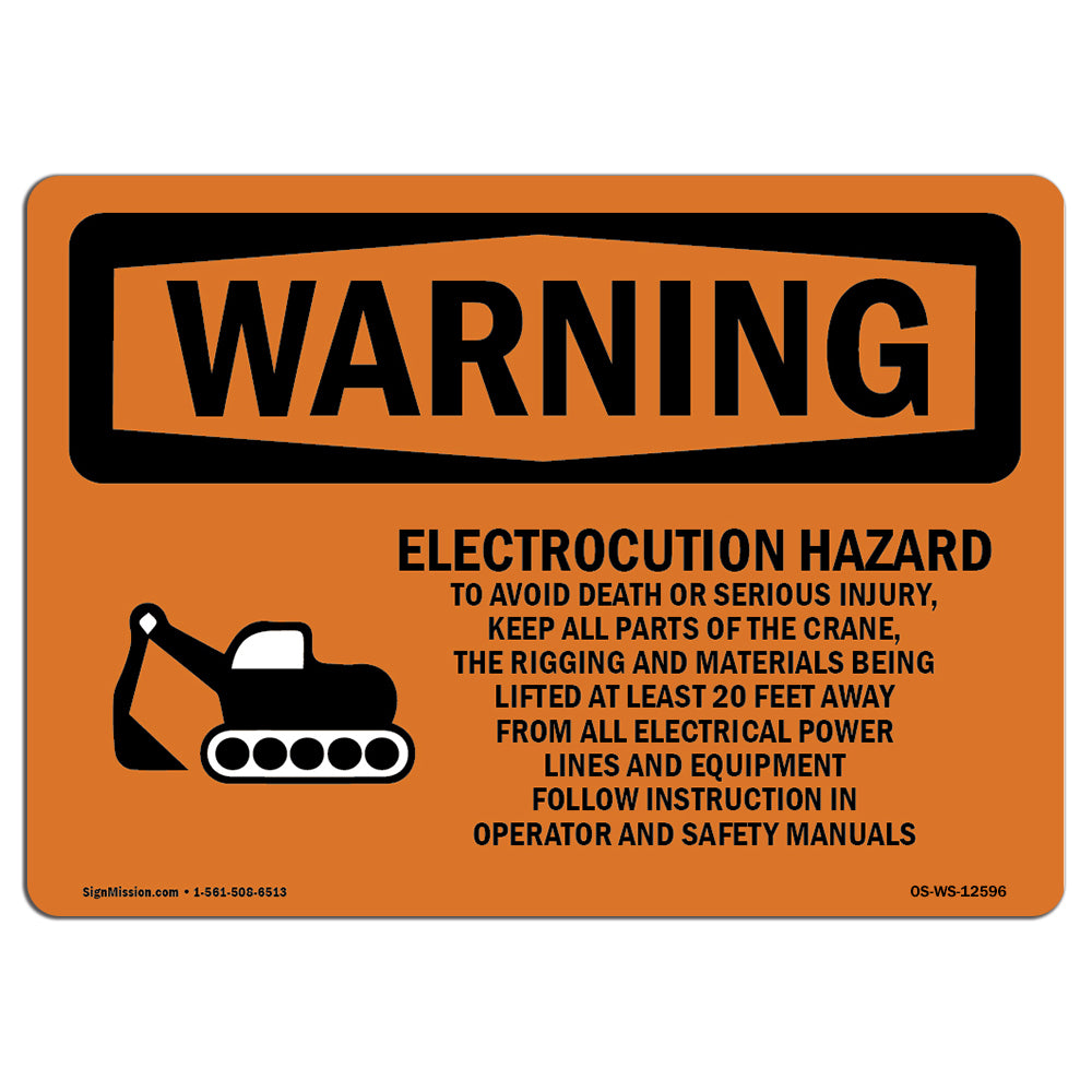 Electrocution Hazard Crane