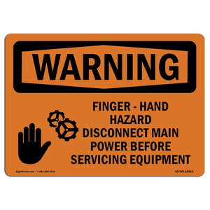 Finger - Hand Hazard Bilingual