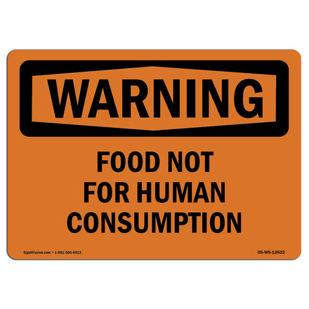 Food Not For Human Consumption