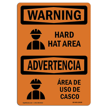 Hard Hat Area Bilingual