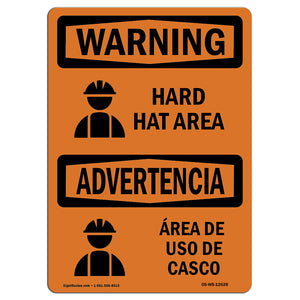 Hard Hat Area Bilingual