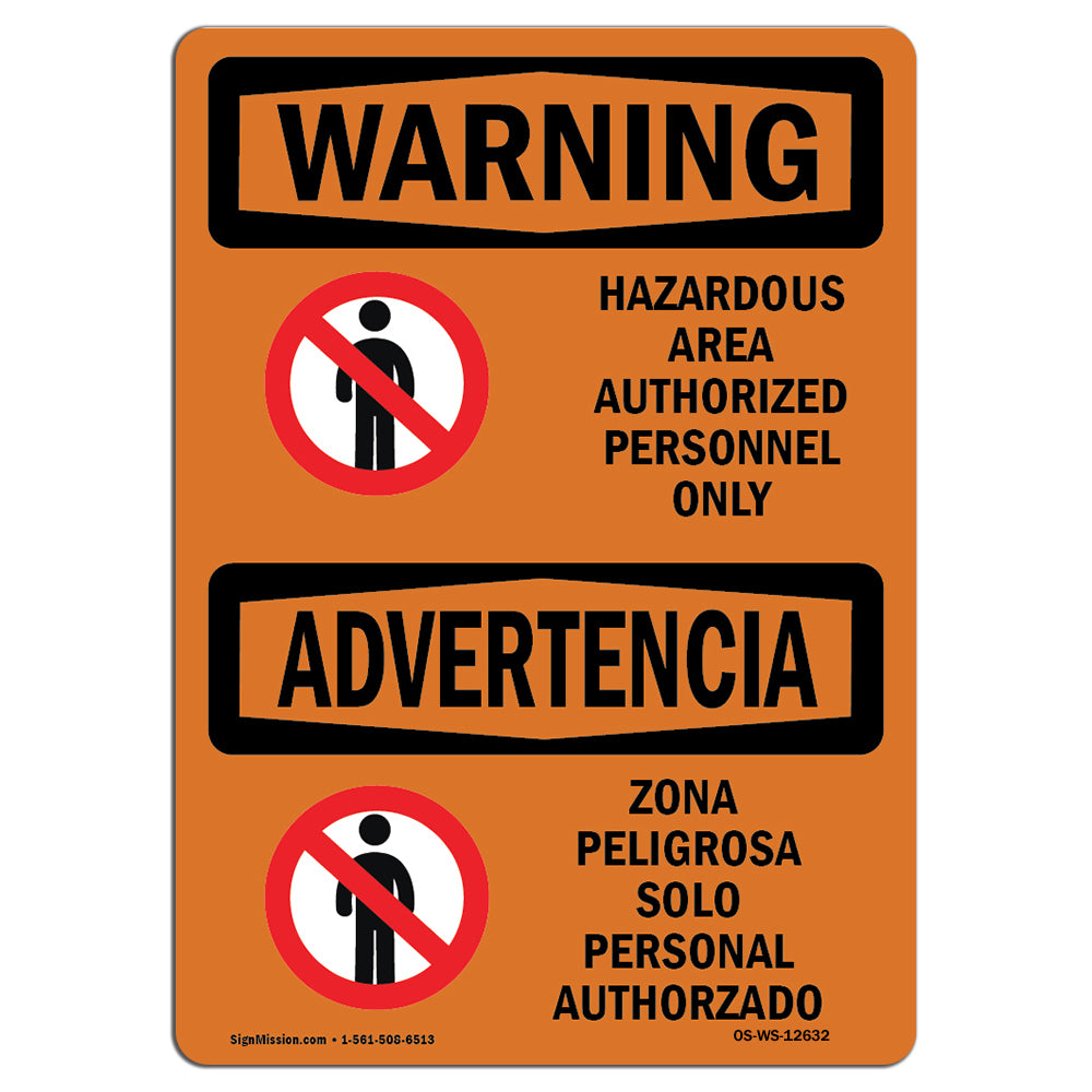 Hazardous Authorized Personnel Bilingual