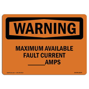 Maximum Available Fault Current____Amps
