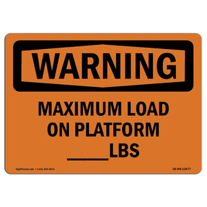 Maximum Load On Platform____Lbs