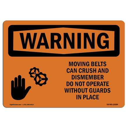 Moving Belts Can Crush