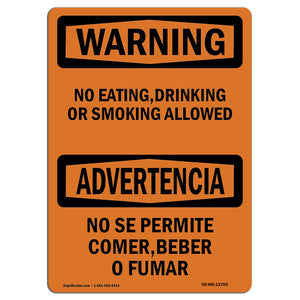 No Eating, Drinking Or Smoking Allowed