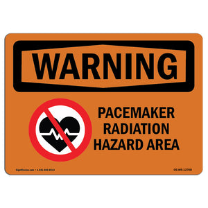 Pacemaker Radiation Hazard Area Bilingual