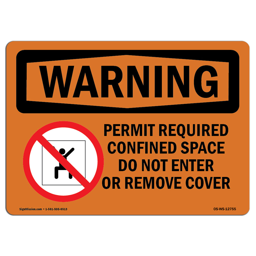 Permit Required Confined With Symbol
