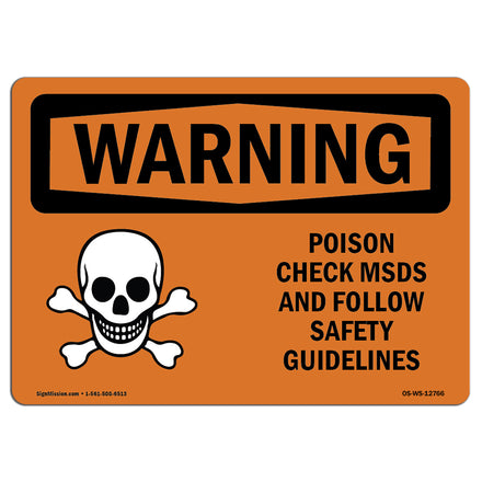 Poison Check MSDS Follow Safety Guidelines