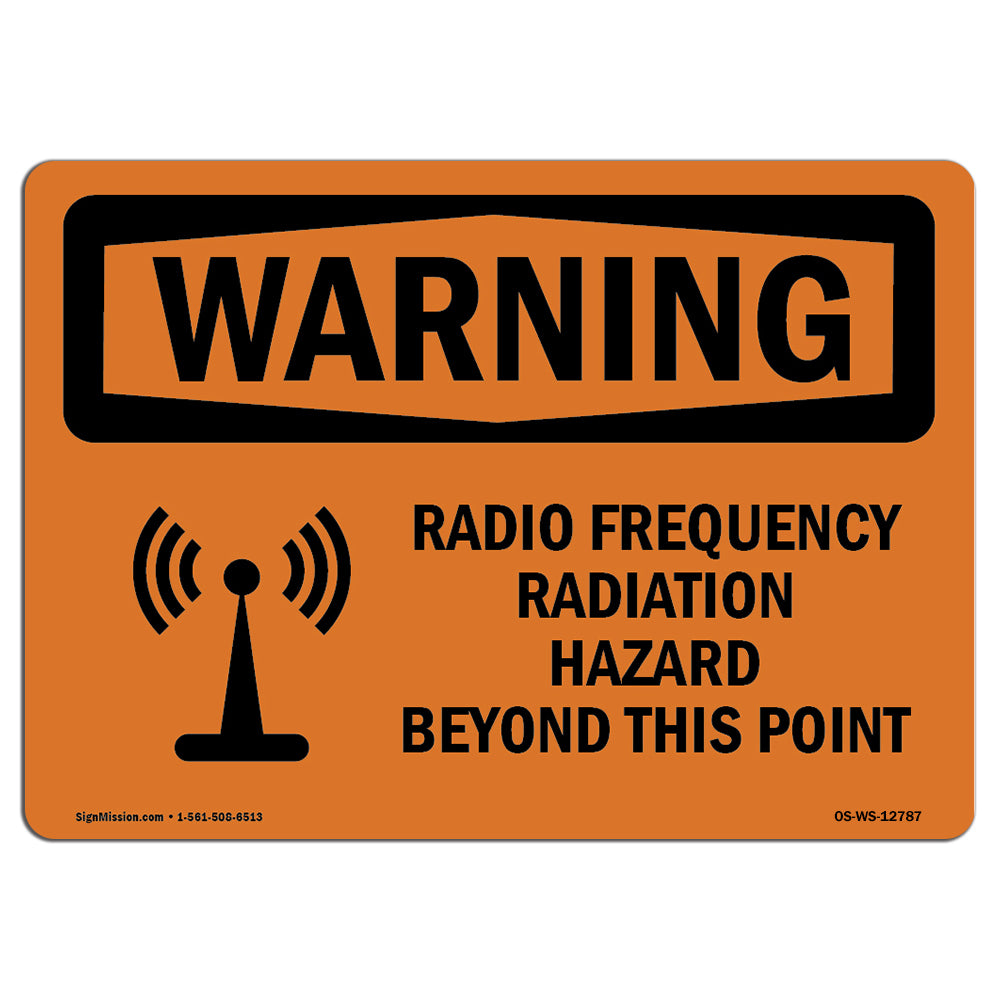 Radio Frequency Radiation Hazard Area