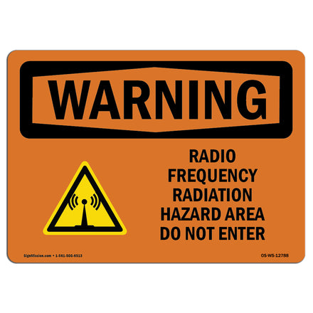 Radio Frequency Radiation Hazard Area