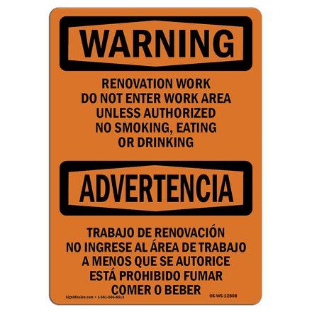 Renovation Work Do Not Enter Work Area