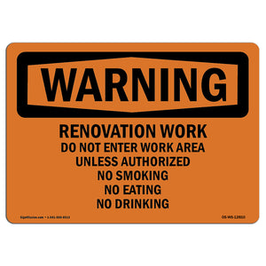 Renovation Work Do Not Enter