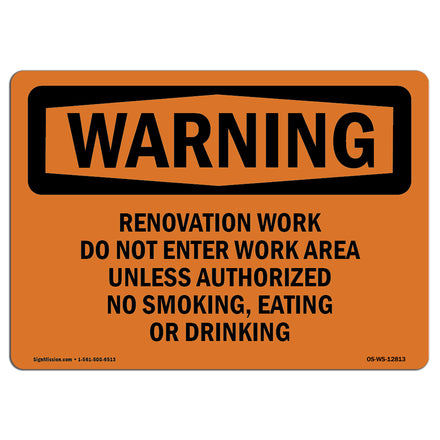 Renovation Work Do Not Enter Work Area