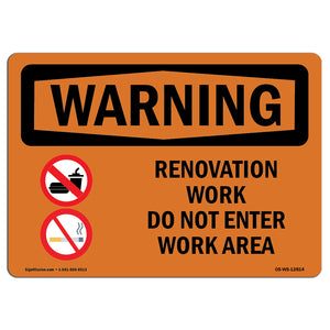 Renovation Work Do Not Enter Work Area