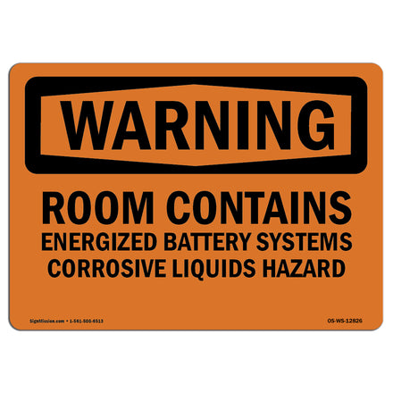 Room Contains Energized Battery