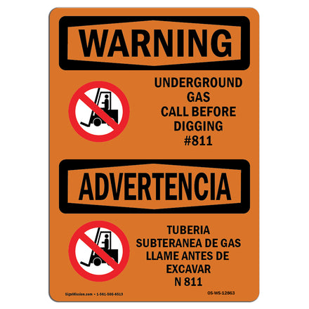 Underground Gas Call #811 Bilingual