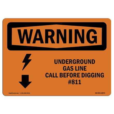 Underground Gas Line Call #811 Bilingual