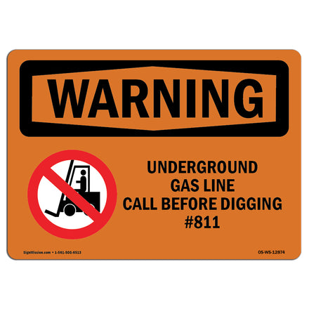 Underground Gas Line Call #811 Bilingual