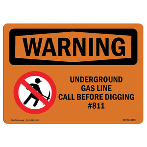 Underground Gas Line Call #811 Bilingual