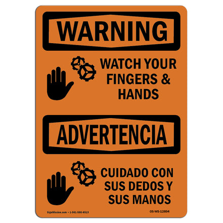 Watch Your Hands And Fingers Bilingual