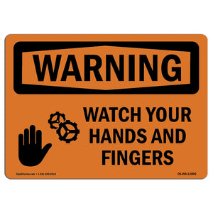 Watch Your Hands And Fingers Bilingual