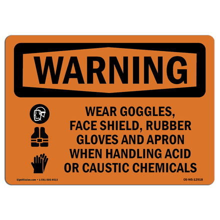 Wear Goggles, Face With Symbol| Ã‚Â Made in the USA