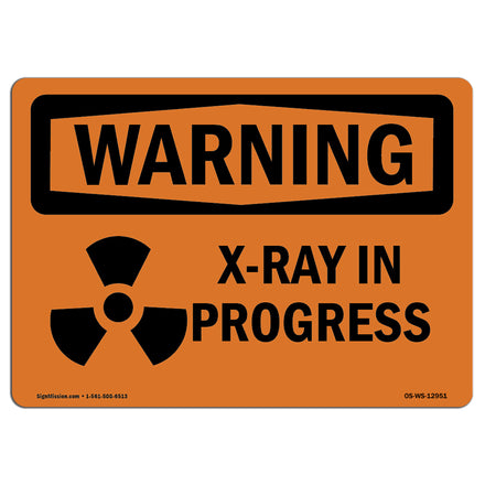 X-Ray In Progress With Symbol