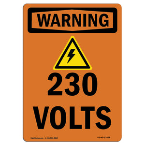 230 Volts With Symbol