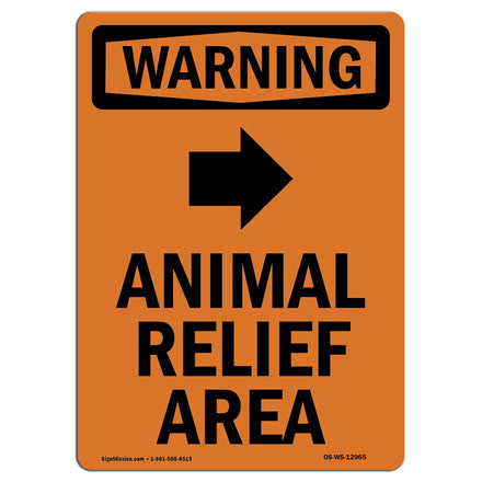 Animal Relief Area [Right Arrow] With Symbol