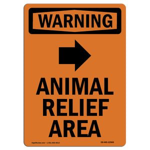 Animal Relief Area [Left Arrow] With Symbol