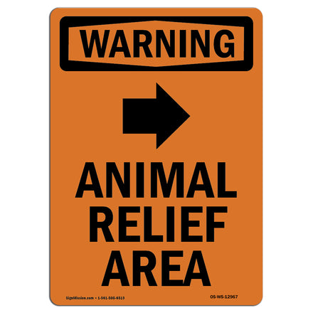 Animal Relief Area [Up Arrow] With Symbol