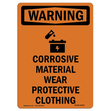 Corrosive Material Wear Protective Clothing