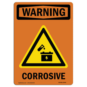 Corrosive - Material Corrosivo Bilingual