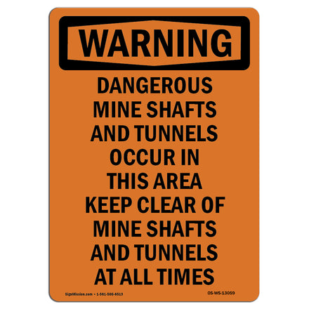 Dangerous Mine Shafts And Tunnels Occur